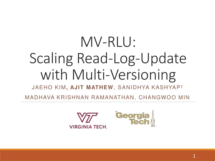Scalability Challenges in Multi-Versioning Systems