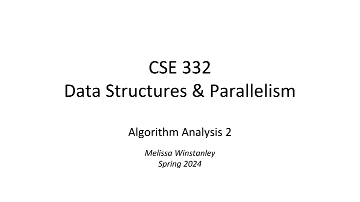Algorithm Analysis: Comparing Linear and Binary Search