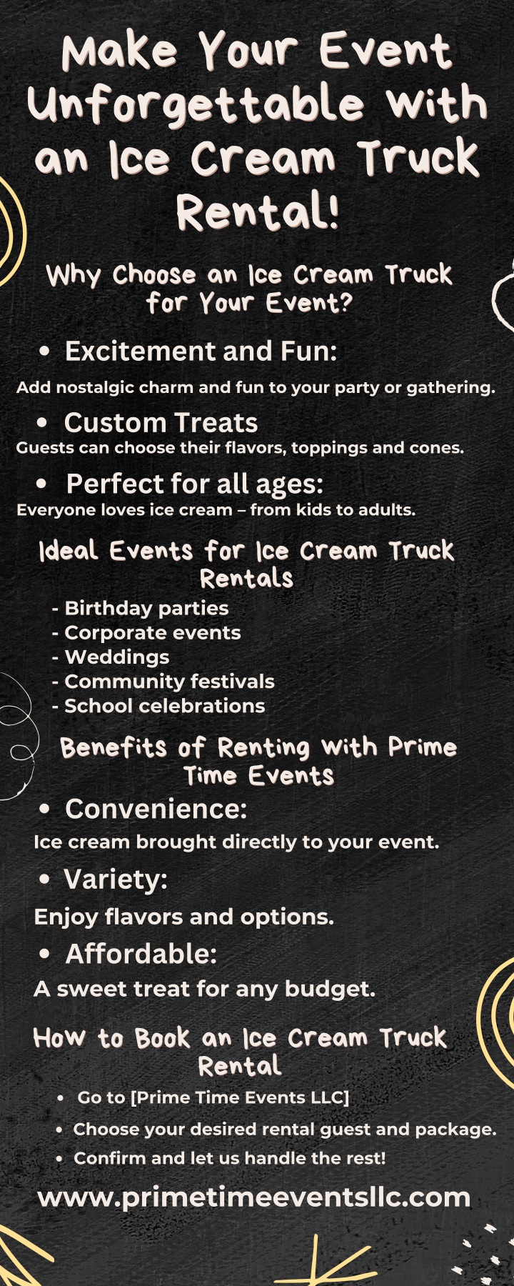 make your event make your event unforgettable n.w