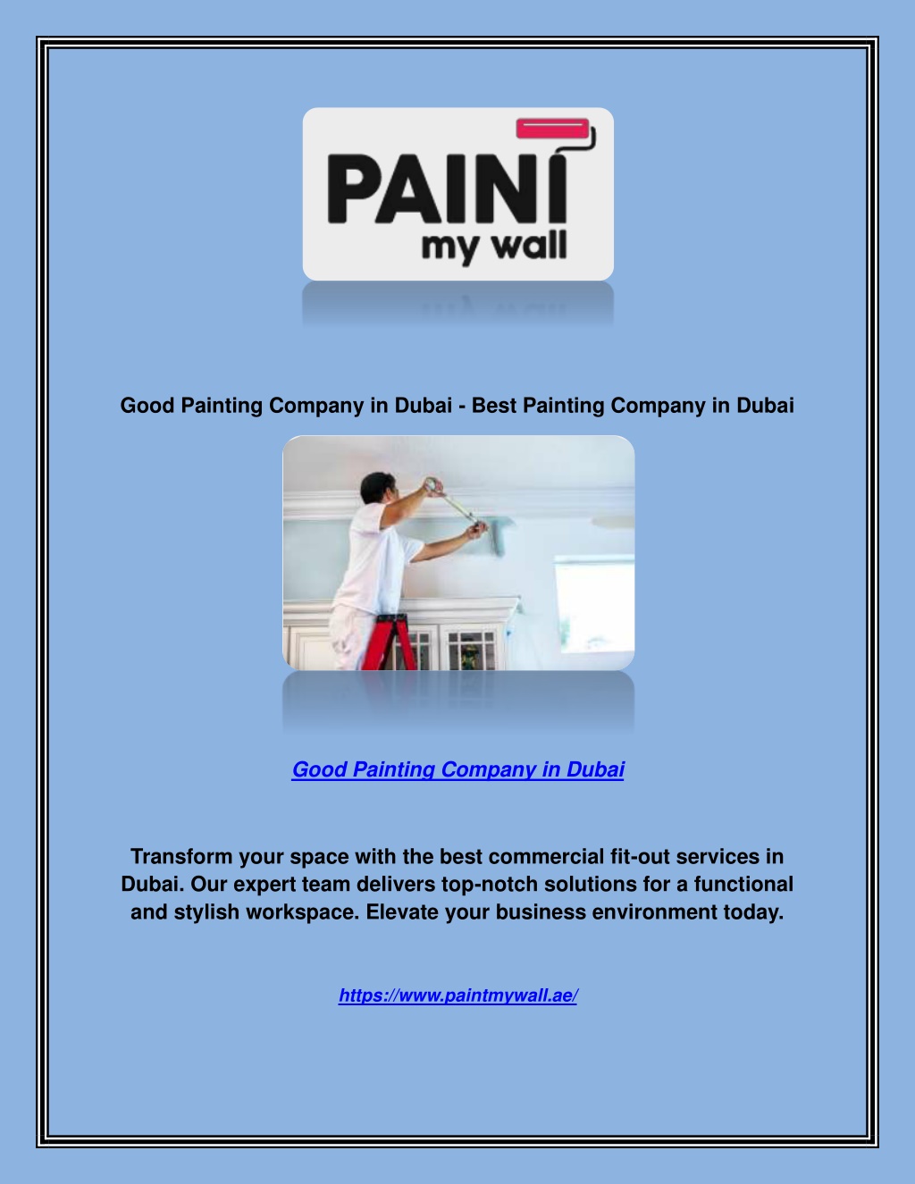 good painting company in dubai best painting l.w