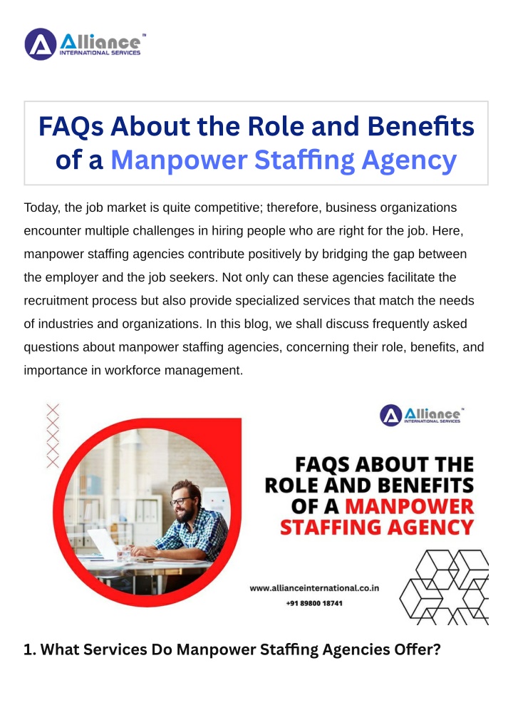 faqs about the role and benefits of a manpower n.w