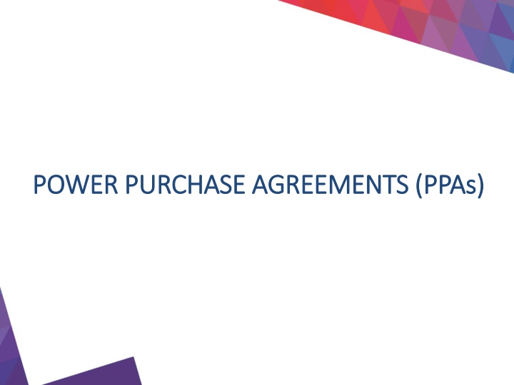 Power Purchase Agreements (PPAs) in Energy Markets