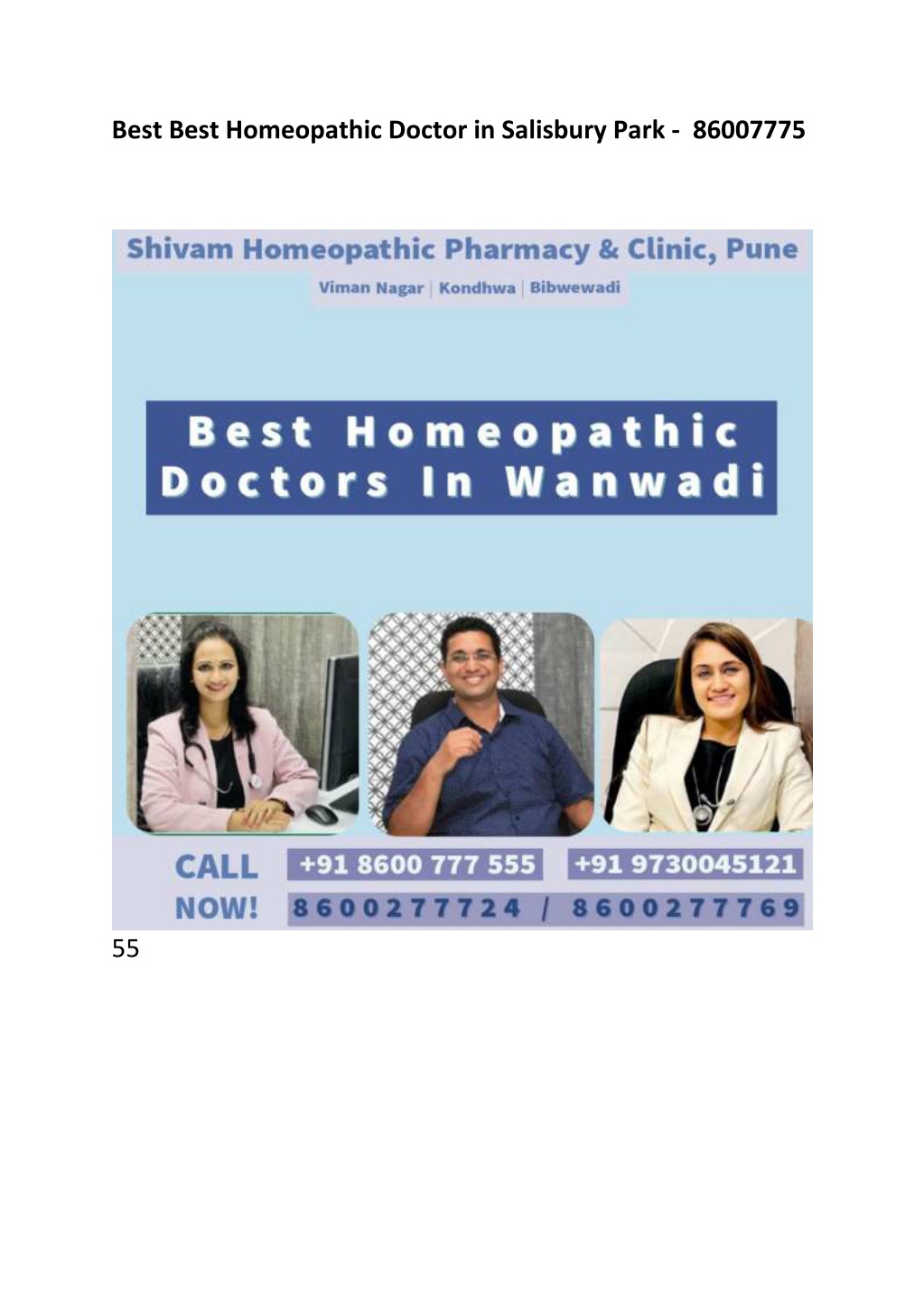 best best homeopathic doctor in salisbury park l.w