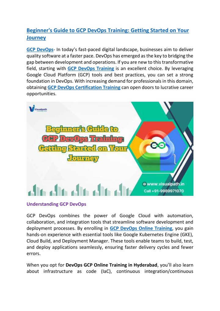 beginner s guide to gcp devops training getting n.w