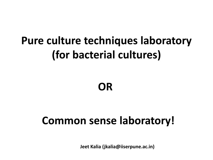 Mastering Bacterial Culture Techniques in the Laboratory