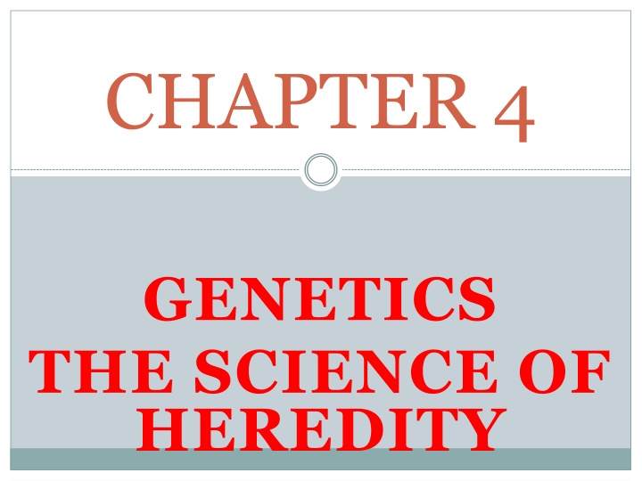 Genetics: The Science of Heredity and Gregor Mendel's Contributions