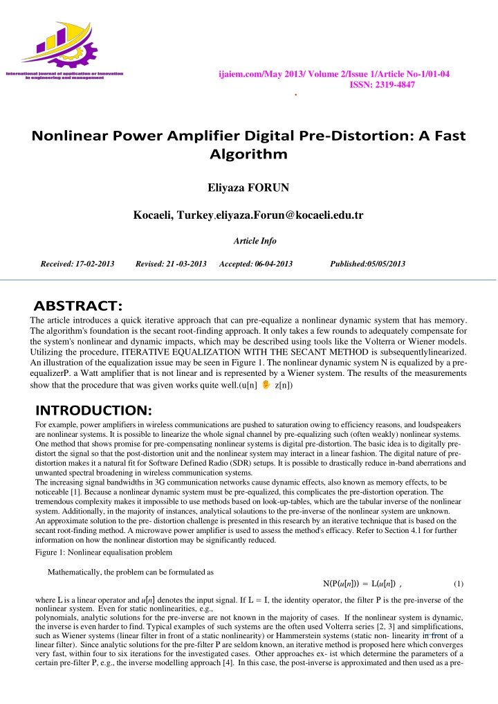 ijaiem com may 2013 volume 2 issue 1 article n.w