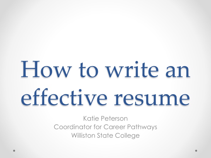 Crafting an Effective Resume: Essential Tips and Strategies