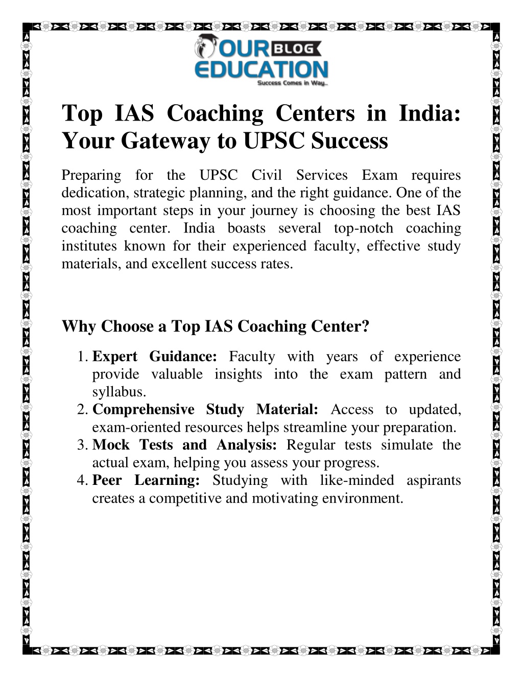 top ias coaching centers in india your gateway l.w