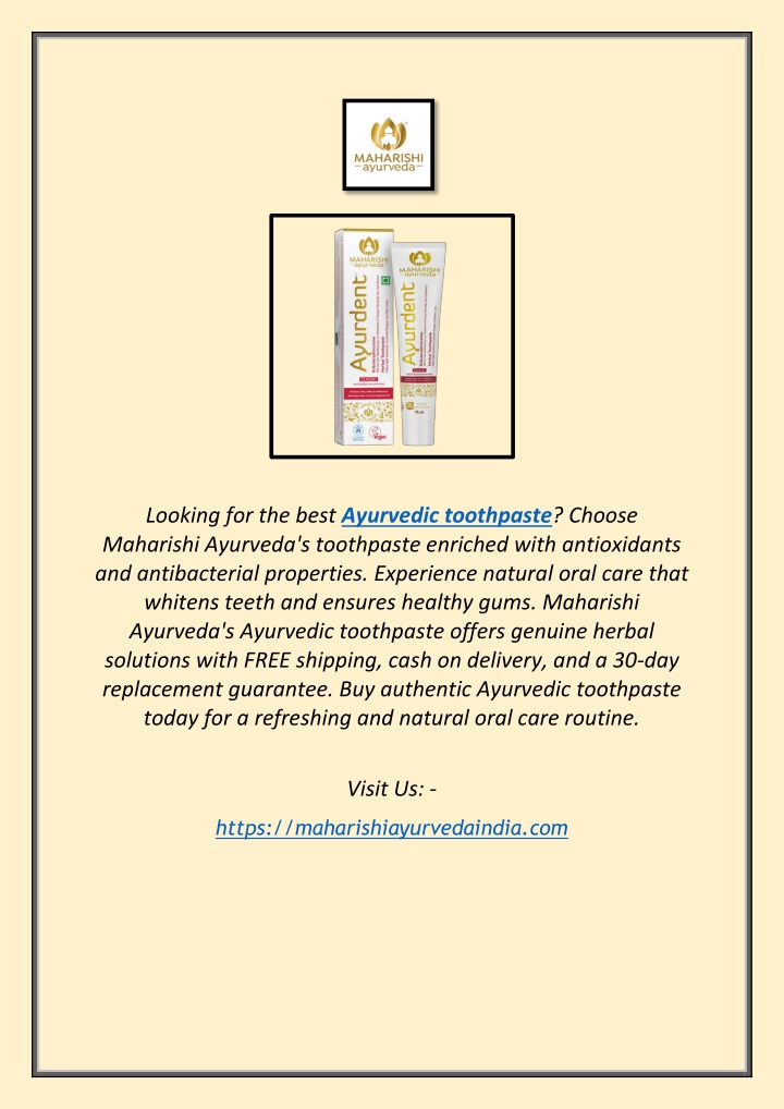 looking for the best ayurvedic toothpaste choose n.w