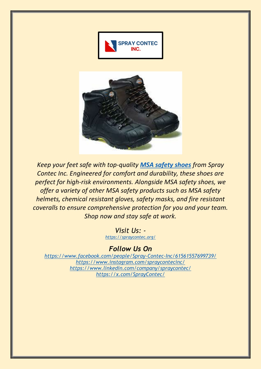 keep your feet safe with top quality msa safety l.w