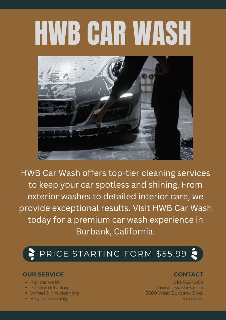 hwb car wash n.w