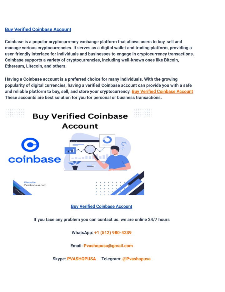 buy verified coinbase account n.w
