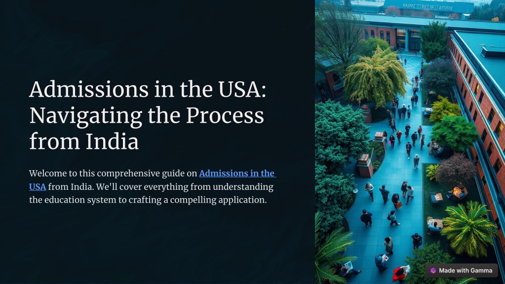 admissions in the usa navigating the process from l.w