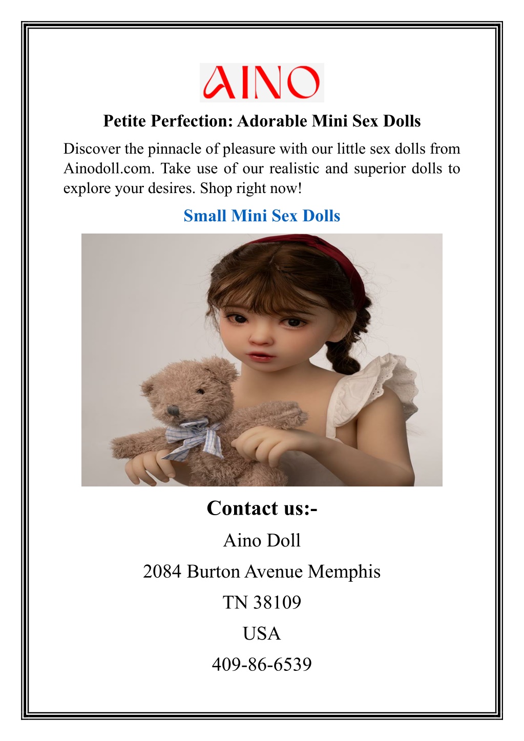 petite perfection adorable mini sex dolls l.w