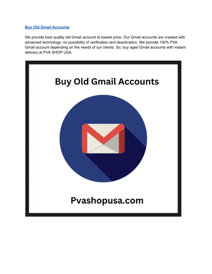 buy old gmail accounts n.w