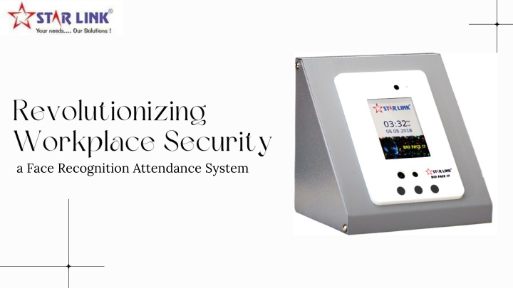 Revolutionizing Workplace Security with a Face Recognition Attendance System