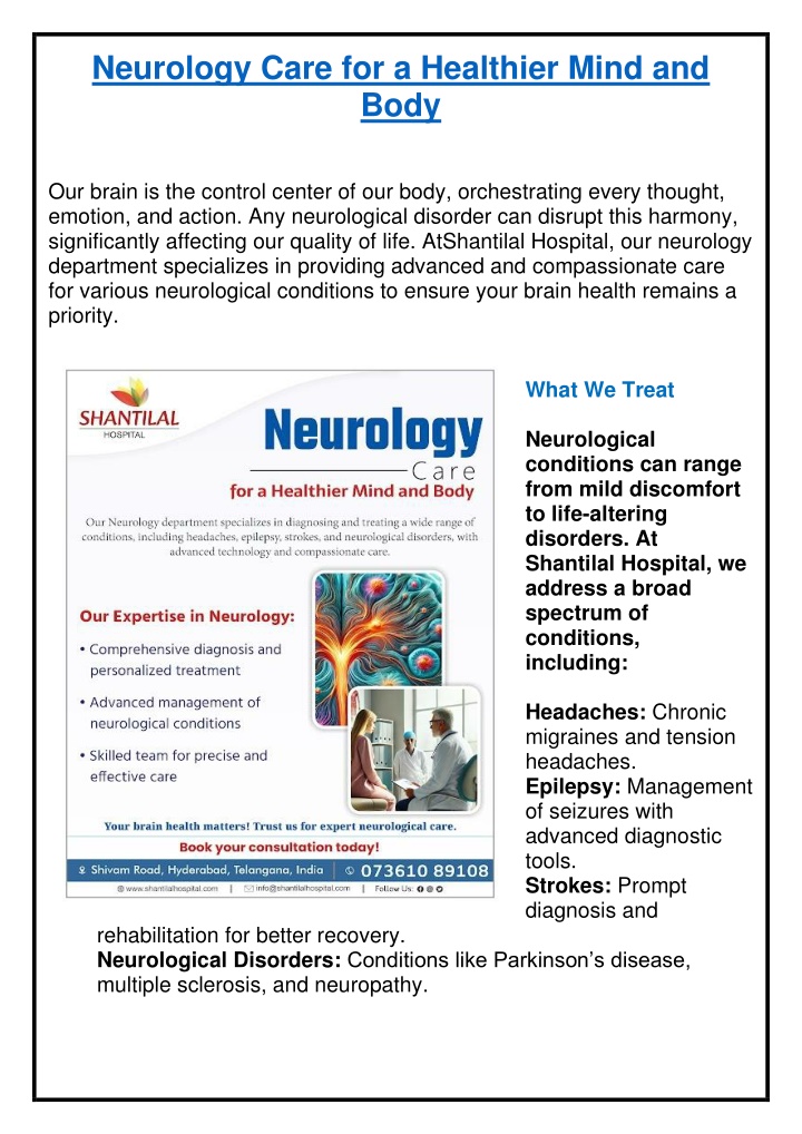 neurology care for a healthier mind and body n.w