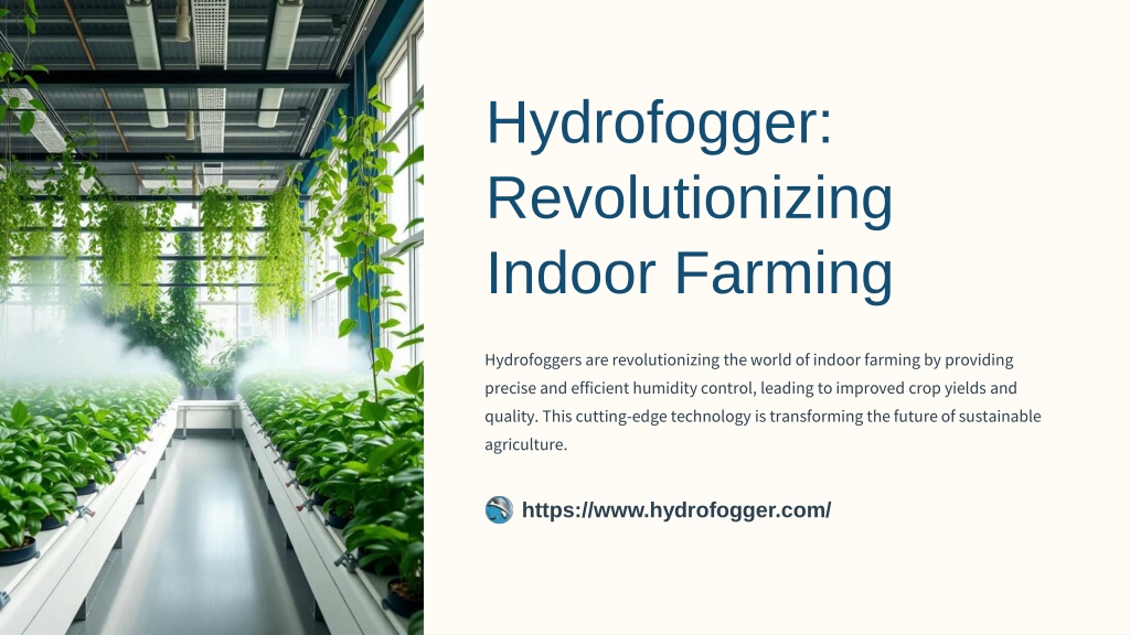 hydrofogger revolutionizing indoor farming l.w