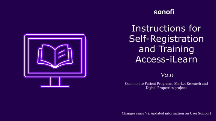iLearn V2.0 Self-Registration & Training Access Guide