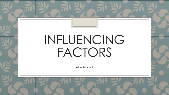 Influencing Factors on Child Development
