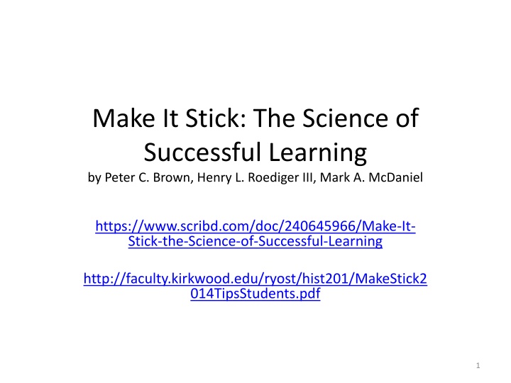 Effective Study Strategies for Successful Learning