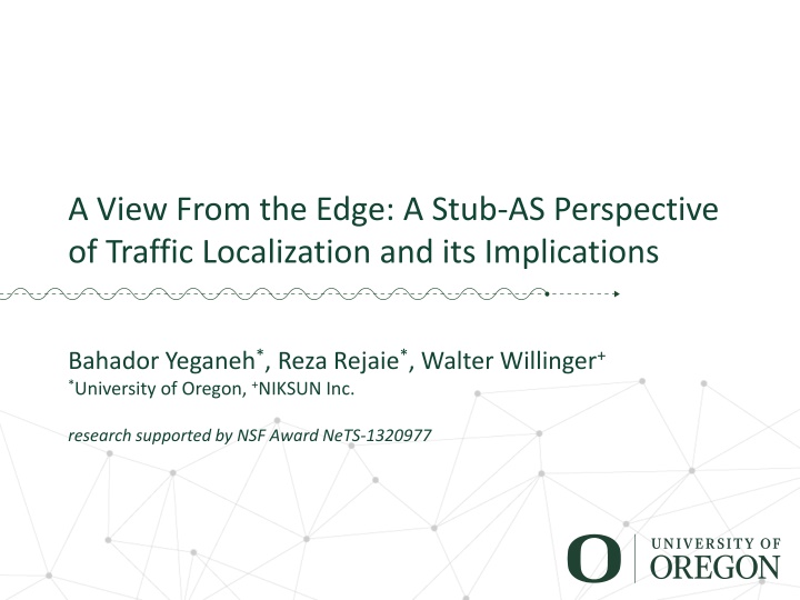 Traffic Localization at the Edge: Implications for User Performance