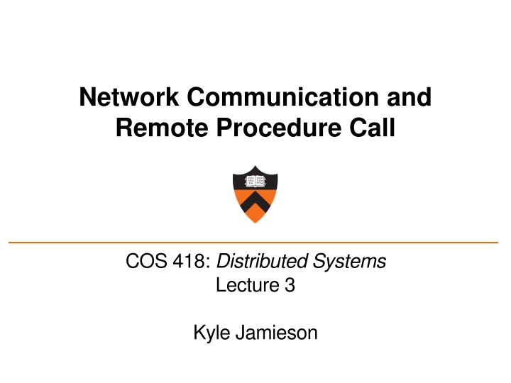 Distributed Systems Communication Layers