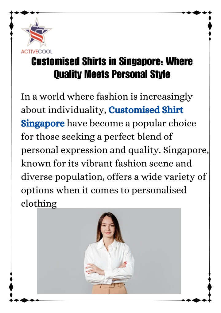 customised shirts in singapore where quality n.w
