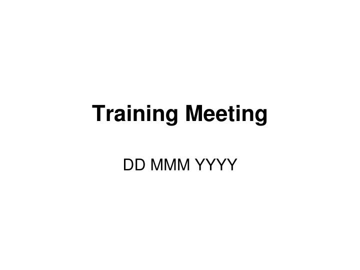 Battalion Training Calendar FYXX Highlights and Priorities
