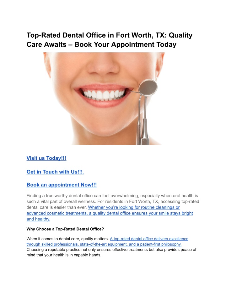 top rated dental office in fort worth tx quality n.w
