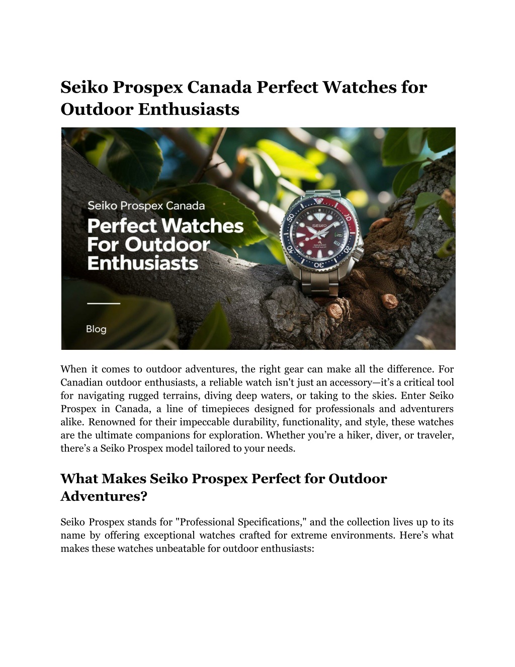 seiko prospex canada perfect watches for outdoor l.w