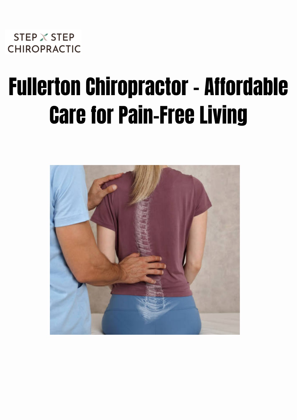 fullerton chiropractor affordable care for pain l.w