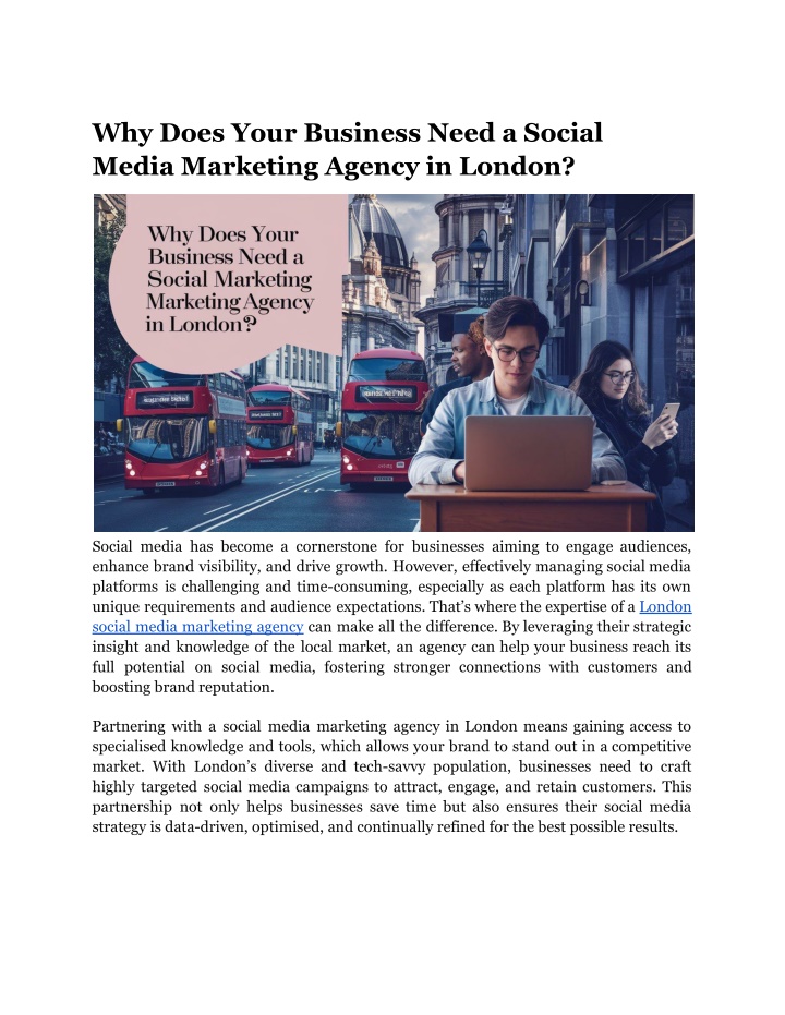 why does your business need a social media n.w