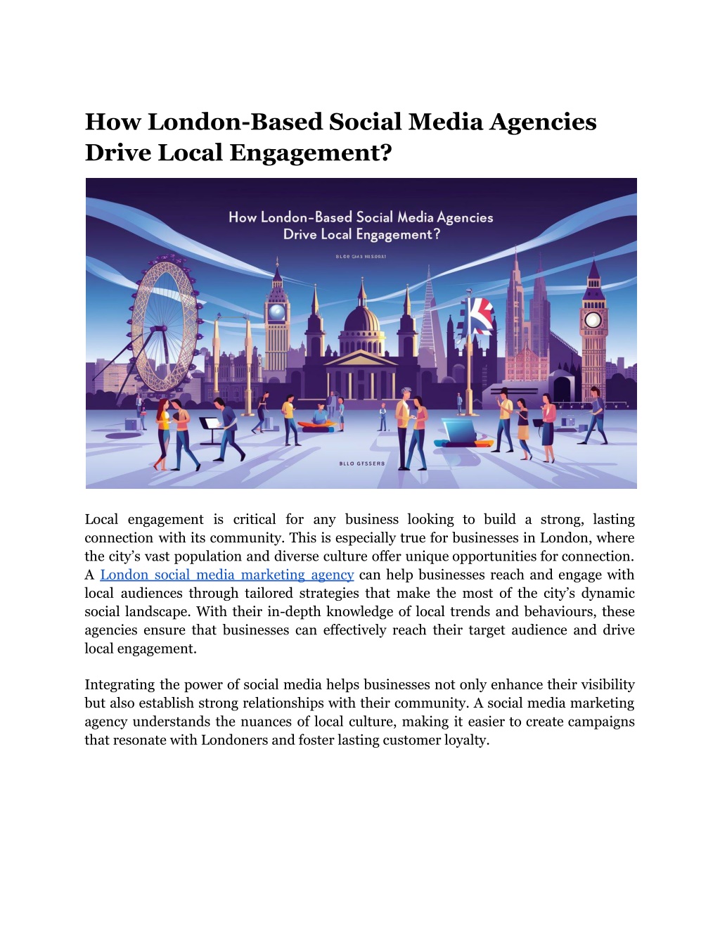 how london based social media agencies drive l.w