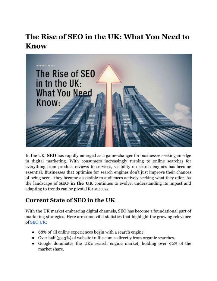 the rise of seo in the uk what you need to know n.w