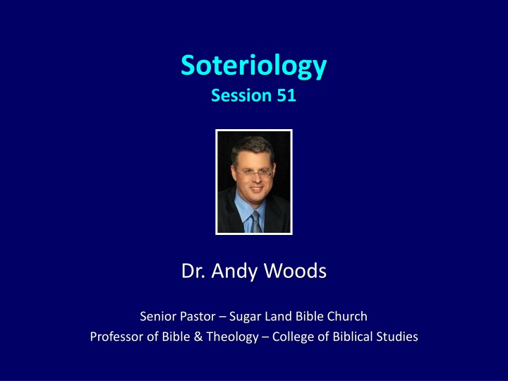 Eternal Security in Soteriology