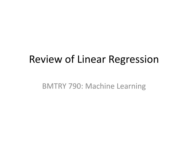 Linear Regression in Machine Learning