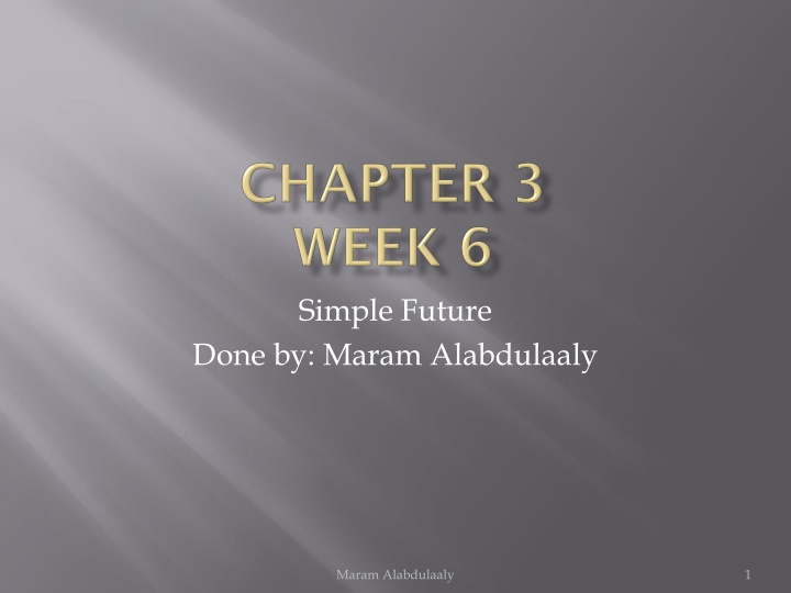 Simple Future Tense in English Grammar