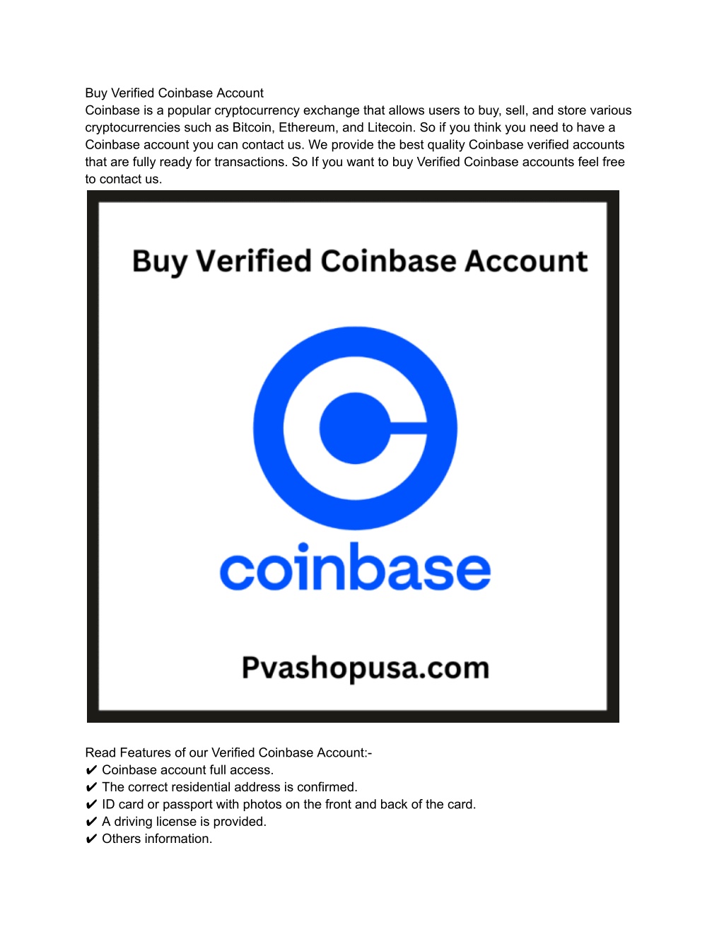 buy verified coinbase account coinbase l.w