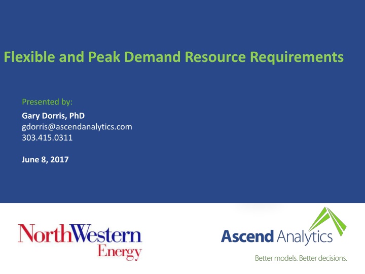 Enhancing Capacity Planning for Peak Demand and Flexible Resource Requirements