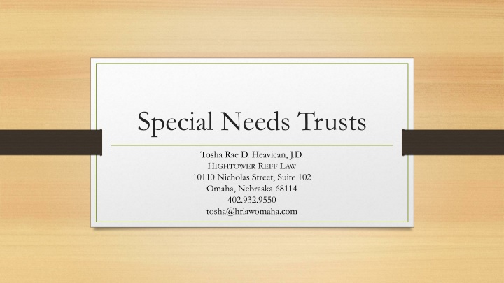 Special Needs Trusts: Types, Functions, and Limitations