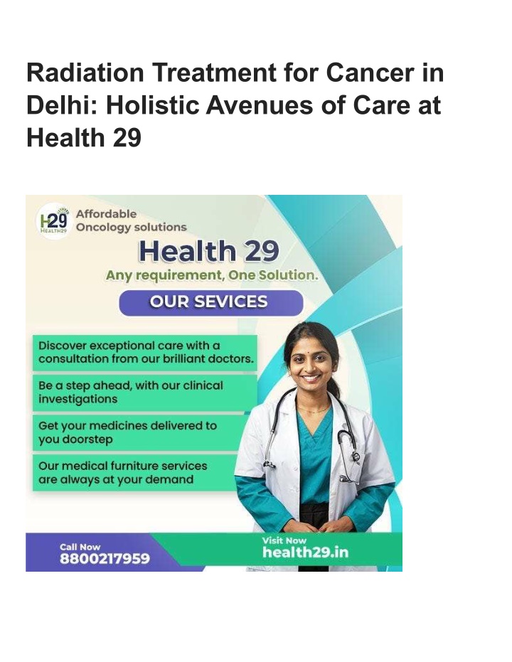 radiation treatment for cancer in delhi holistic n.w