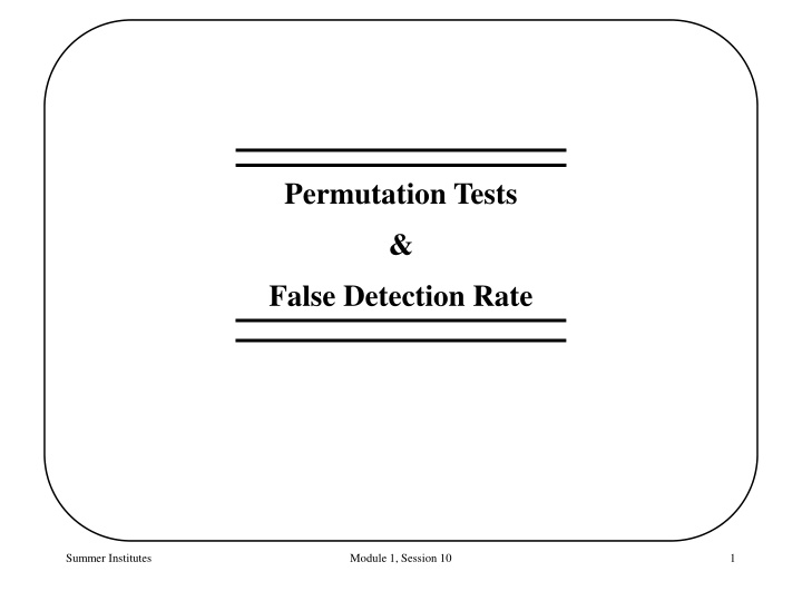 Permutation Tests and False Detection Rate in HPV Vaccine Trial