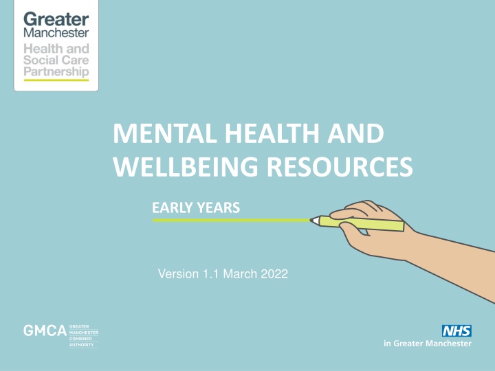 Early Years Mental Health and Wellbeing Resources in Greater Manchester