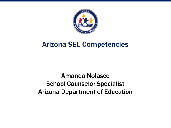 Arizona Social and Emotional Learning (SEL) Competencies