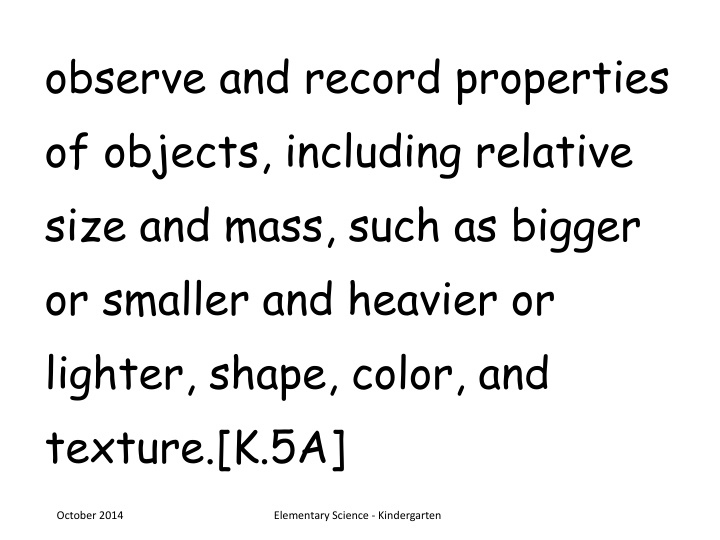 Kindergarten Science Exploration Activities