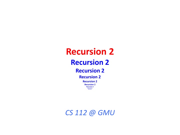 Recursion: A Fundamental Concept in Computer Science