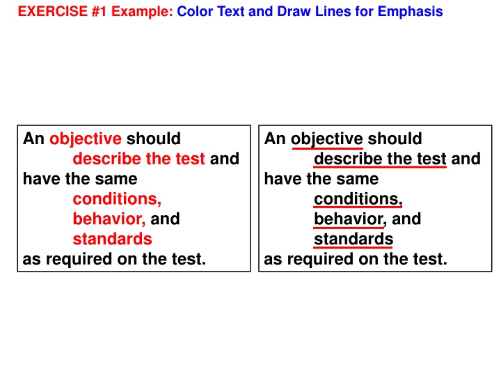 PowerPoint Exercises for Effective Teaching