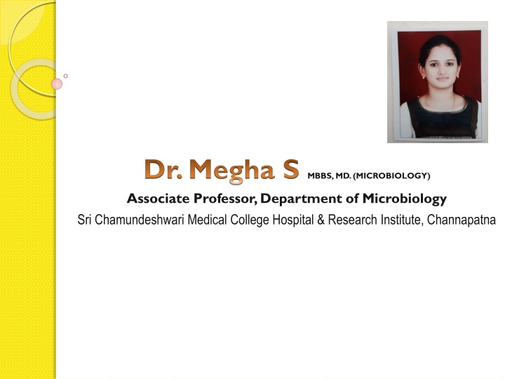 Dr. Megha S, MD (Microbiology) - Associate Professor in Microbiology